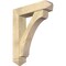 Ekena Millwork Legacy Arts and Crafts Rough Sawn Bracket w/ Offset Brace, Douglas Fir, 8"W x 34"D x 42"H BKT0806X34X42LEC03RDF - alternate 1